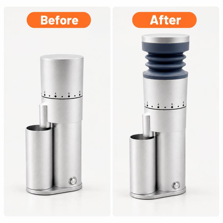 Silicone Coffee Grinder Hopper Bellow for Lagom Mini Coffee Grinder