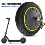 Electric Scooter Fount Hub Motor Assembly with Tire for Ninebot MAX G30 / G30D , Length: 37cm, Fount Hub Motor Assembly