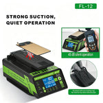 MIJING FL-12 Multi-Functional 360 Rotating Built-in Vacuum Pump Display Screen Heating Separator, EU Plug, US Plug