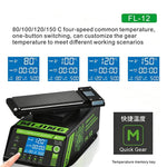 MIJING FL-12 Multi-Functional 360 Rotating Built-in Vacuum Pump Display Screen Heating Separator, EU Plug, US Plug