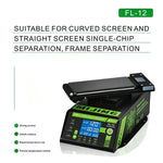 MIJING FL-12 Multi-Functional 360 Rotating Built-in Vacuum Pump Display Screen Heating Separator, EU Plug, US Plug