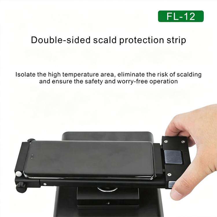 MIJING FL-12 Multi-Functional 360 Rotating Built-in Vacuum Pump Display Screen Heating Separator, EU Plug, US Plug