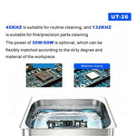 MIJING UT-26 0.8L Dual-Mode Ultrasonic Cleaning Master, EU Plug, US Plug