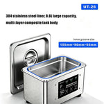 MIJING UT-26 0.8L Dual-Mode Ultrasonic Cleaning Master, EU Plug, US Plug