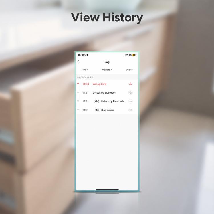 BDL-L1 Graffiti APP Bluetooth Smart Cabinet Door Lock, Supports Remote Control Unlocking