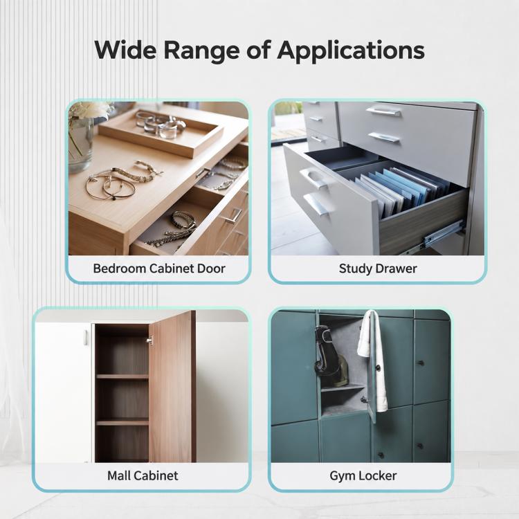 BDL-L1 Graffiti APP Bluetooth Smart Cabinet Door Lock, Supports Remote Control Unlocking