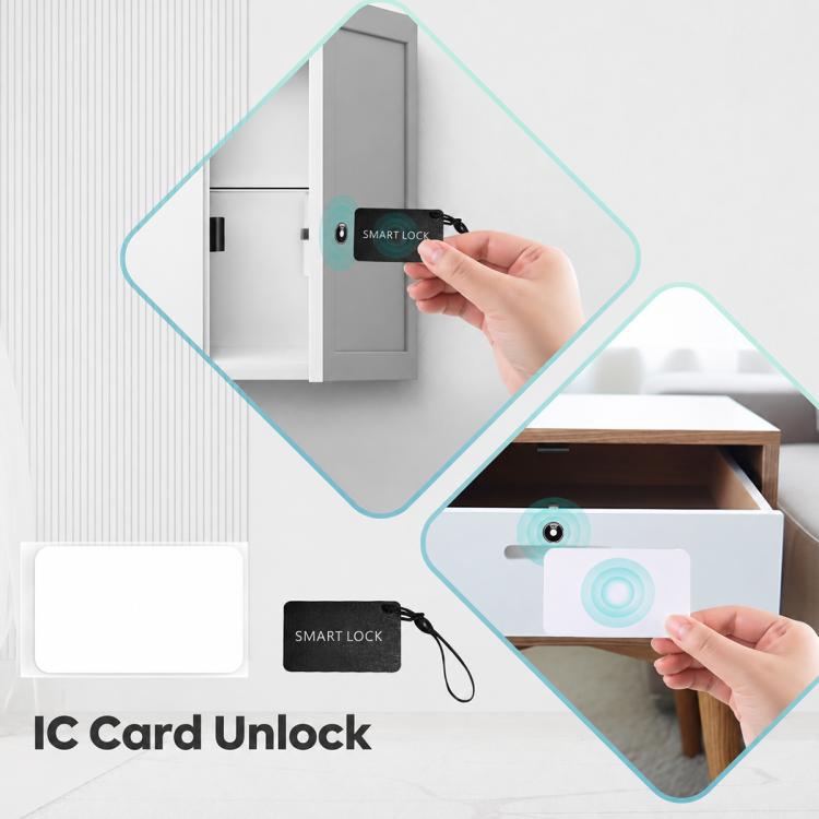 BDL-L1 Graffiti APP Bluetooth Smart Cabinet Door Lock, Supports Remote Control Unlocking