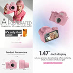 S161 Mini Thumb Camera with 1440P 2K Video Recording, 1.47 inch IPS Color Screen