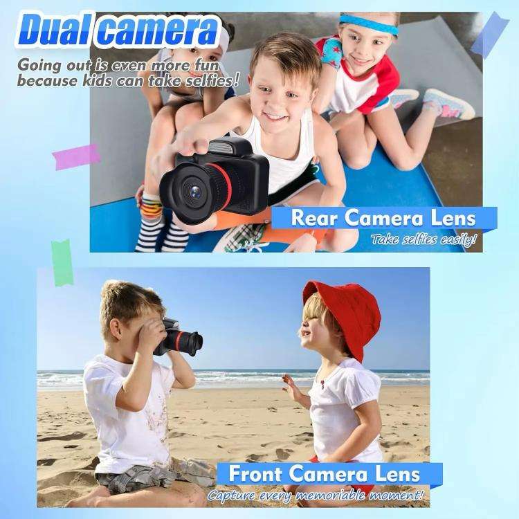 D31 Kids Digital SLR Camera with 10MP Pixels, 5X Optical Zoom, HD Video Recording
