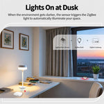 Compatible With ZigBee Tuya Smart Home Rain Sensor with App Remote Monitoring IPX4 Outdoor Light Sensor