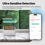 Compatible With ZigBee Tuya Smart Home Rain Sensor with App Remote Monitoring IPX4 Outdoor Light Sensor