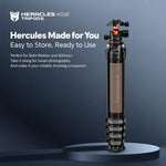 TRIOPO Heracles 405 + X2 Tripod with Ball Head for Photography and Video Shooting, Heracles 405 + X2