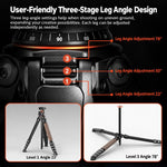 TRIOPO Heracles 405 + X2 Tripod with Ball Head for Photography and Video Shooting, Heracles 405 + X2