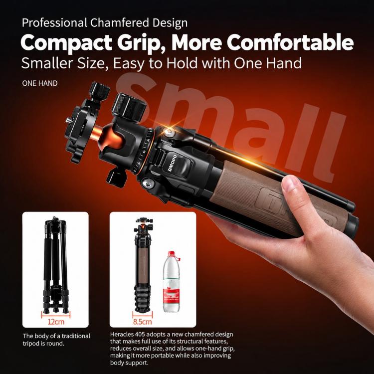 TRIOPO Heracles 405 + X2 Tripod with Ball Head for Photography and Video Shooting, Heracles 405 + X2