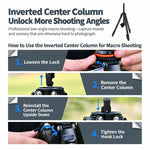 TRIOPO TS-254B+X2 Carbon Fiber Tripod with Ball Head for Photography and Video Shooting, TS-254B+X2