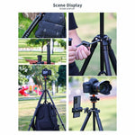 TRIOPO TS-254B+X2 Carbon Fiber Tripod with Ball Head for Photography and Video Shooting, TS-254B+X2