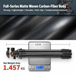 TRIOPO TS-254B+X2 Carbon Fiber Tripod with Ball Head for Photography and Video Shooting, TS-254B+X2