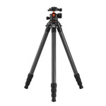 TRIOPO TS-254X+X2 Carbon Fiber Tripod with Ball Head for Photography and Video Shooting, TS-254X+X2
