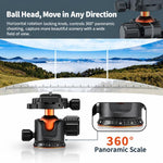TRIOPO TS-254X+X2 Carbon Fiber Tripod with Ball Head for Photography and Video Shooting, TS-254X+X2