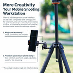 TRIOPO TS-254X+X2 Carbon Fiber Tripod with Ball Head for Photography and Video Shooting, TS-254X+X2