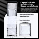 TRIOPO K3 Series Side-Fold Rectangular Quick-Mount Softbox, K3-6090 Bowens, K3-6090 Bowens + Grid, K3-6090 Top Light, K3-6090 Top Light + Grid, K3-30120 Bowens, K3-30120 Bowens + Grid, K3-30120 Top Light, K3-30120 Top Light + Grid