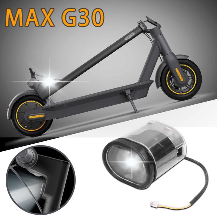 Electric Scooter Headlight Assembly Front Light for Ninebot Max G30 / G30D, Front Light