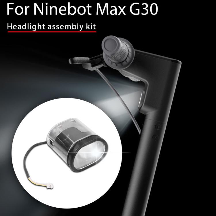 Electric Scooter Headlight Assembly Front Light for Ninebot Max G30 / G30D, Front Light