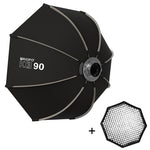 TRIOPO K3 Series Quick Setup Octagon Softbox with Detachable Bowens Mount, K3-55, K3-55 + Grid, K3-65, K3-65 + Grid, K3-90, K3-90 + Grid, K3-120, K3-120 + Grid