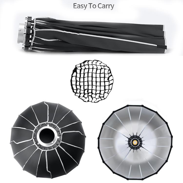 TRIOPO KP2 Series Deep Parabolic Softbox with Bowens Mount, KP2-60 + Grid, KP2-70 + Grid, KP2-90 + Grid, KP2-120 + Grid