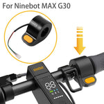 Thumb Throttle Speed Controller Replacement with Red Silicone Cover Plug for Ninebot Max G30 / G30D, Speed Controller