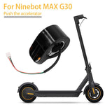 Thumb Throttle Speed Controller Replacement with Red Silicone Cover Plug for Ninebot Max G30 / G30D, Speed Controller