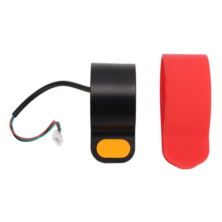 Thumb Throttle Speed Controller Replacement with Red Silicone Cover Plug for Ninebot Max G30 / G30D, Speed Controller