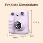 A29 2.4 inch HD IPS Screen Kids Instant Printing Camera, Support Photo and Video Recording