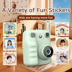 A29 2.4 inch HD IPS Screen Kids Instant Printing Camera, Support Photo and Video Recording