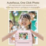 A29 2.4 inch HD IPS Screen Kids Instant Printing Camera, Support Photo and Video Recording