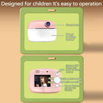 D1 1080P 2.4 inch HD Large Screen Kids Instant Printing Camera, Support Photo and Video Recording