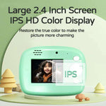 D1 1080P 2.4 inch HD Large Screen Kids Instant Printing Camera, Support Photo and Video Recording