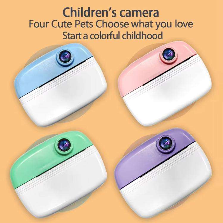 D1 1080P 2.4 inch HD Large Screen Kids Instant Printing Camera, Support Photo and Video Recording