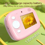 D1 1080P 2.4 inch HD Large Screen Kids Instant Printing Camera, Support Photo and Video Recording