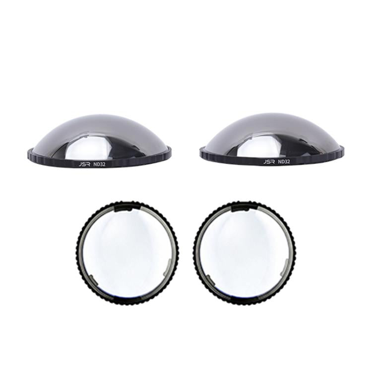 For Insta360 X6 JSR Clip-on ND Lens Filter, 4 in 1 ND32 + PC Lens Guard, 6 in 1 ND16/32/64