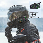 5 in 1  Motorcycle Helmet Wireless Walkie-Talkie Bluetooth Earphone, Hard Mic, Soft Mic, Hard + Soft Mic