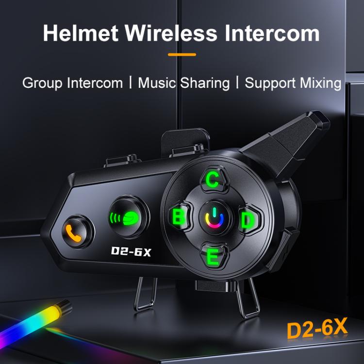5 in 1  Motorcycle Helmet Wireless Walkie-Talkie Bluetooth Earphone, Hard Mic, Soft Mic, Hard + Soft Mic