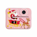 D2-A 1080P 2.4 inch HD Large Screen Cute Cartoon Kids Instant Print Camera, Support Photo and Video Recording