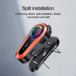 Q08-2X Motorcycle Helmet Wireless Walkie-Talkie Bluetooth Earphone, Hard Mic, Soft Mic, Hard + Soft Mic
