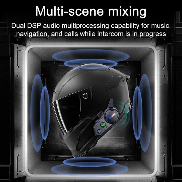 Q18 Motorcycle Helmet Wireless Walkie-Talkie Bluetooth Earphone