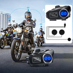 Y6X Intercom Helmet BT Headset For 4-person, 2-in-1 Mic, Soft Mic, Hard Mic