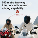 Q26 Pro Motorcycle Helmet Wireless Walkie-Talkie Bluetooth Earphone For 2-person, Hard Mic, Soft Mic, Hard + Soft Mic