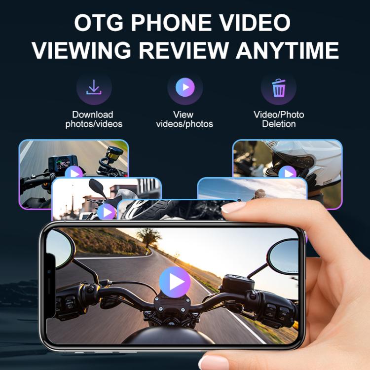 Q27 Motorcycle Helmet Wireless Walkie-Talkie Bluetooth Earphone with Dash Cam, Hard Mic, Soft Mic, Hard + Soft Mic