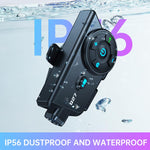 Q27 Motorcycle Helmet Wireless Walkie-Talkie Bluetooth Earphone with Dash Cam, Hard Mic, Soft Mic, Hard + Soft Mic