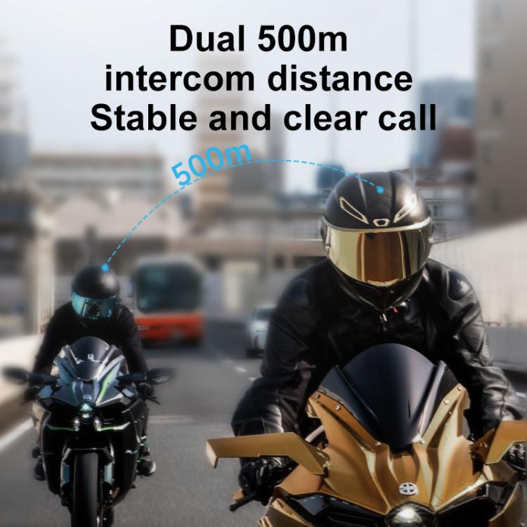 Q30 Pro LED Digital Display Motorcycle Helmet Wireless Walkie-Talkie Bluetooth Earphone, Hard Mic, Soft Mic, Hard + Soft Mic